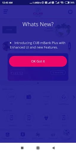CUB All in one Mobile App screenshot 2