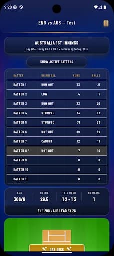 Howzat! Dice Cricket! screenshot 4