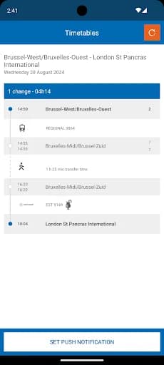 SNCB International screenshot 2