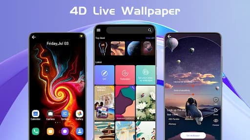X Live Wallpaper - HD 3D/4D screenshot 1