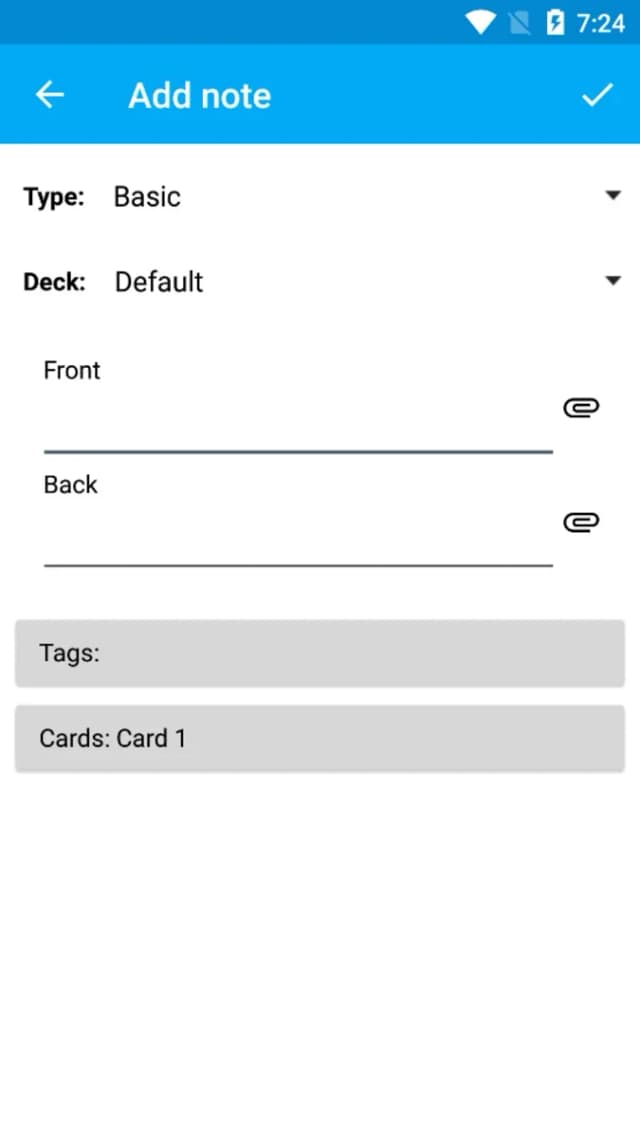 AnkiDroid screenshot 3