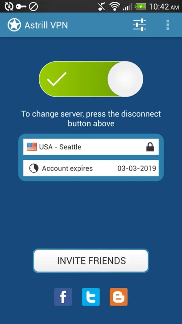 Astrill VPN screenshot 4