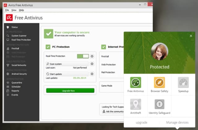 Avira Free Security screenshot 2