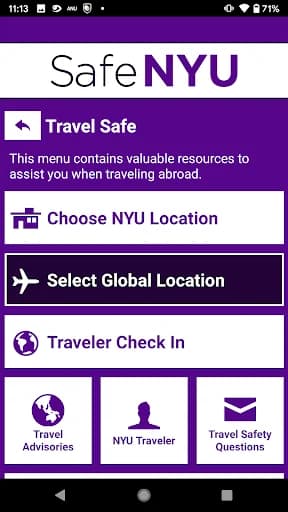 Safe NYU screenshot 6