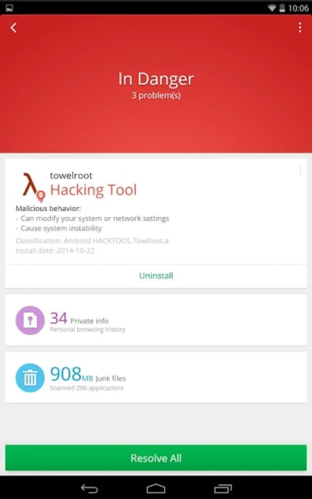 CM Security Master screenshot 2