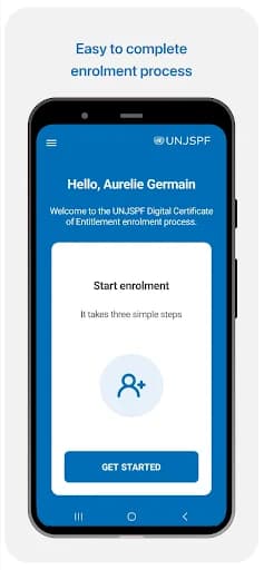 UNJSPF Digital CE screenshot 2