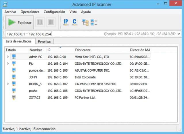 Advanced IP Scanner screenshot 2