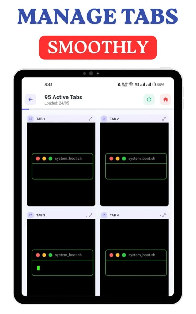 TabX: Multi Screen Browser screenshot 4