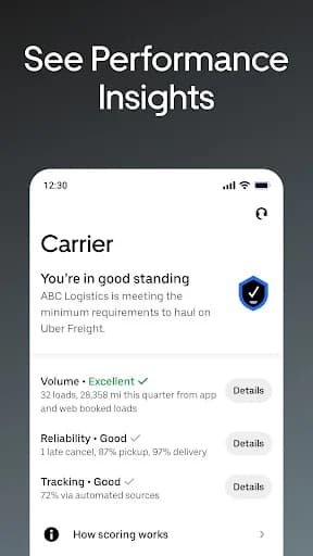 Uber Freight screenshot 4