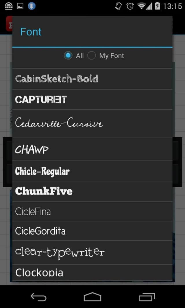 Phonto screenshot 1