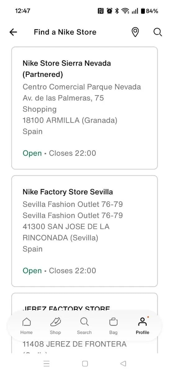 Nike screenshot 4