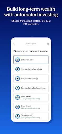Betterment Invest & Save Money screenshot 5