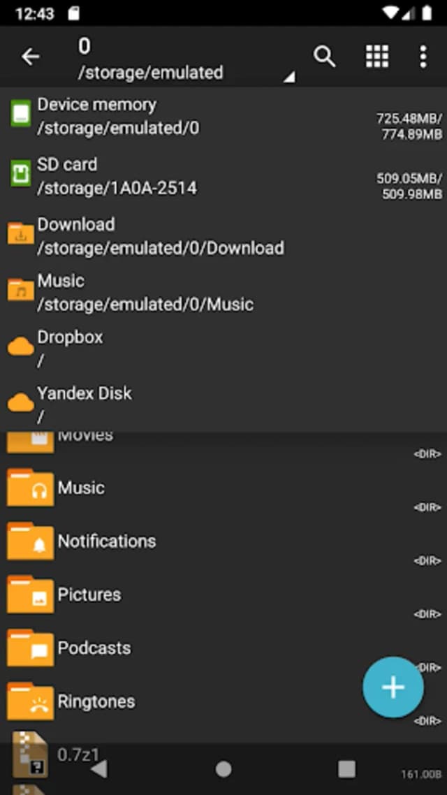 ZArchiver Cloud Plugin screenshot 1