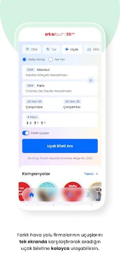 Etstur - Otel Ara, Uçak Bileti screenshot 3