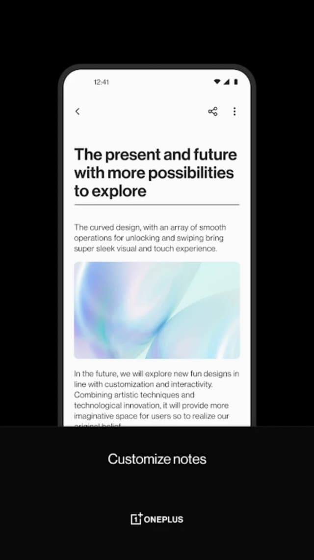 OnePlus Notes screenshot 1