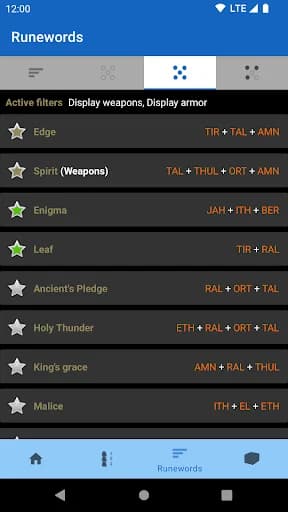 Runeword finder for Diablo II screenshot 6