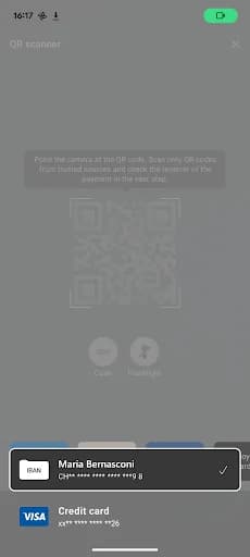 PostFinance TWINT screenshot 2
