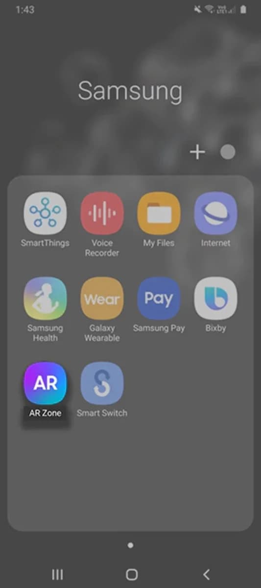Samsung AR Zone screenshot 1