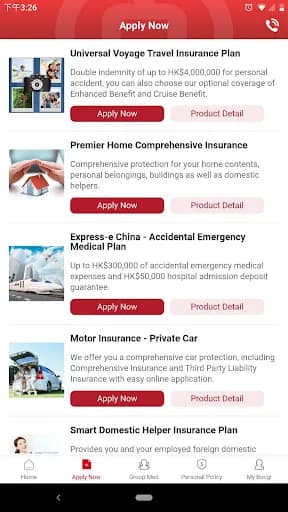 Bank of China Group Insurance screenshot 2