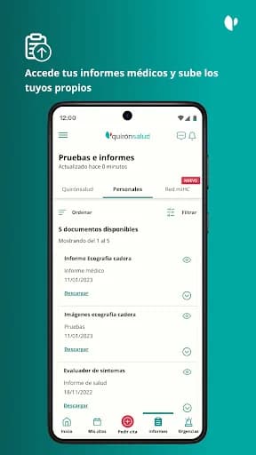 Quirónsalud screenshot 4