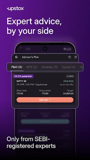 Upstox Stocks IPO Mutual Funds screenshot 2