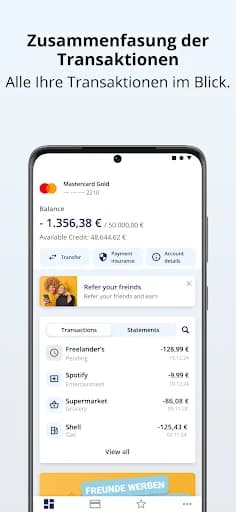 Advanzia screenshot 1