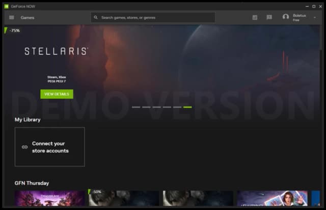 NVIDIA GeForce NOW screenshot 2