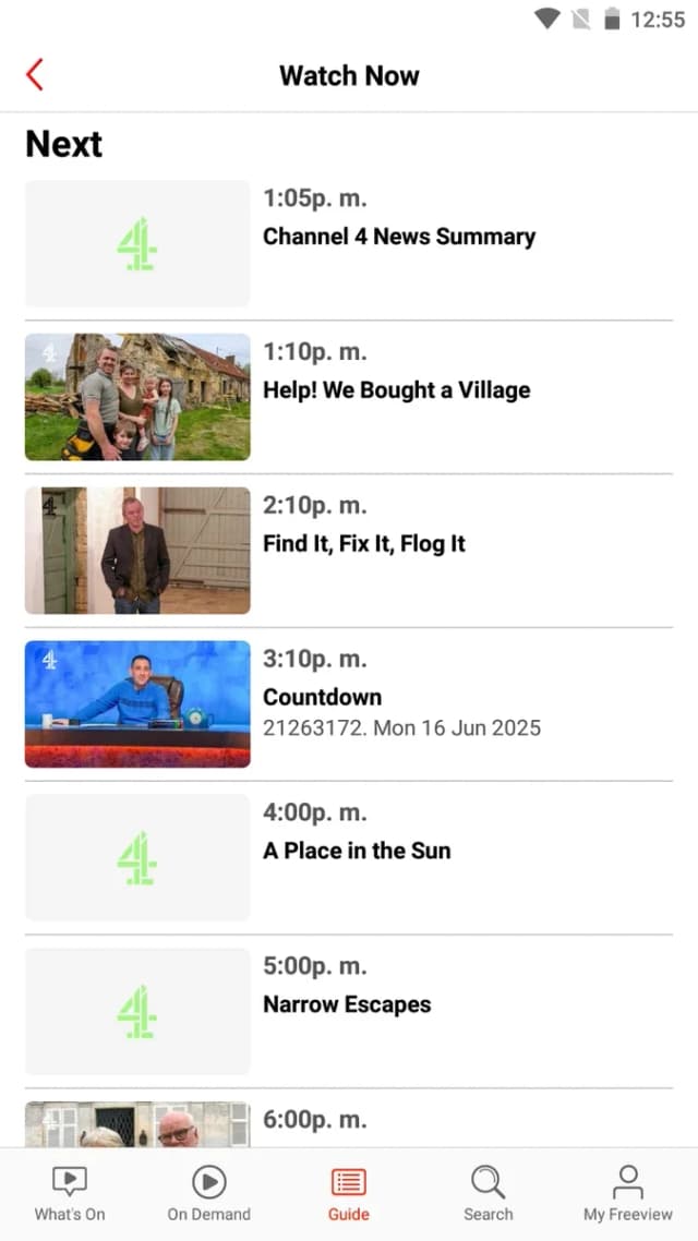 Freeview screenshot 4