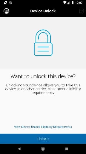 AT&T Device Unlock screenshot 2