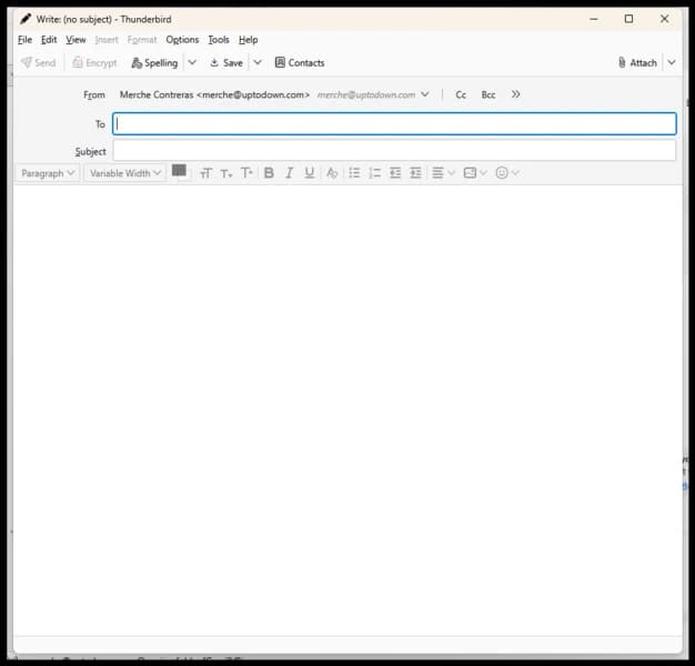 Thunderbird screenshot 2
