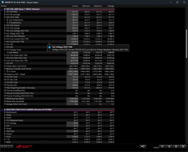 HWiNFO screenshot 2