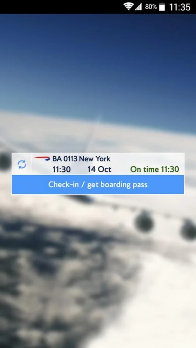 British Airways screenshot 1
