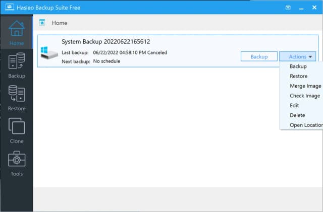 Hasleo Backup Suite Free screenshot 1