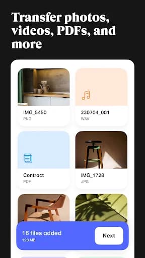 WeTransfer : File Transfer screenshot 5