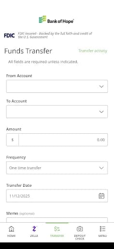 Bank of Hope screenshot 3
