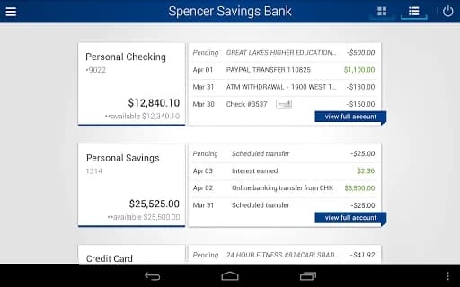 Spencer Savings Bank screenshot 6