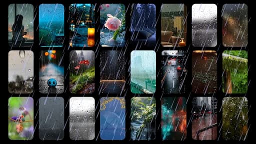 Realistic Rain Live Wallpaper screenshot 1
