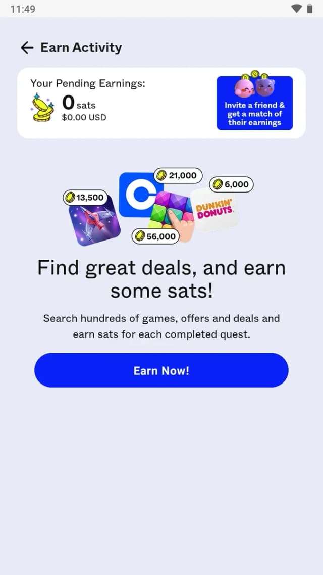 ZBD: Earn Bitcoin Rewards screenshot 2