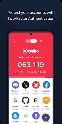 Twilio Authy Authenticator screenshot 1