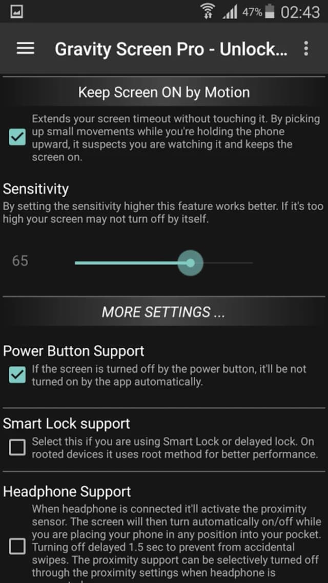Gravity Screen screenshot 2