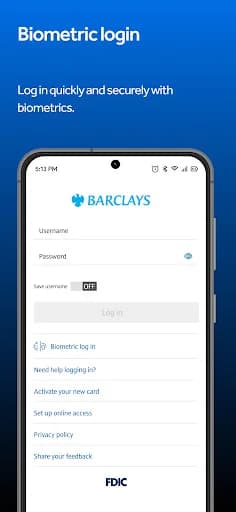 Barclays US screenshot 1