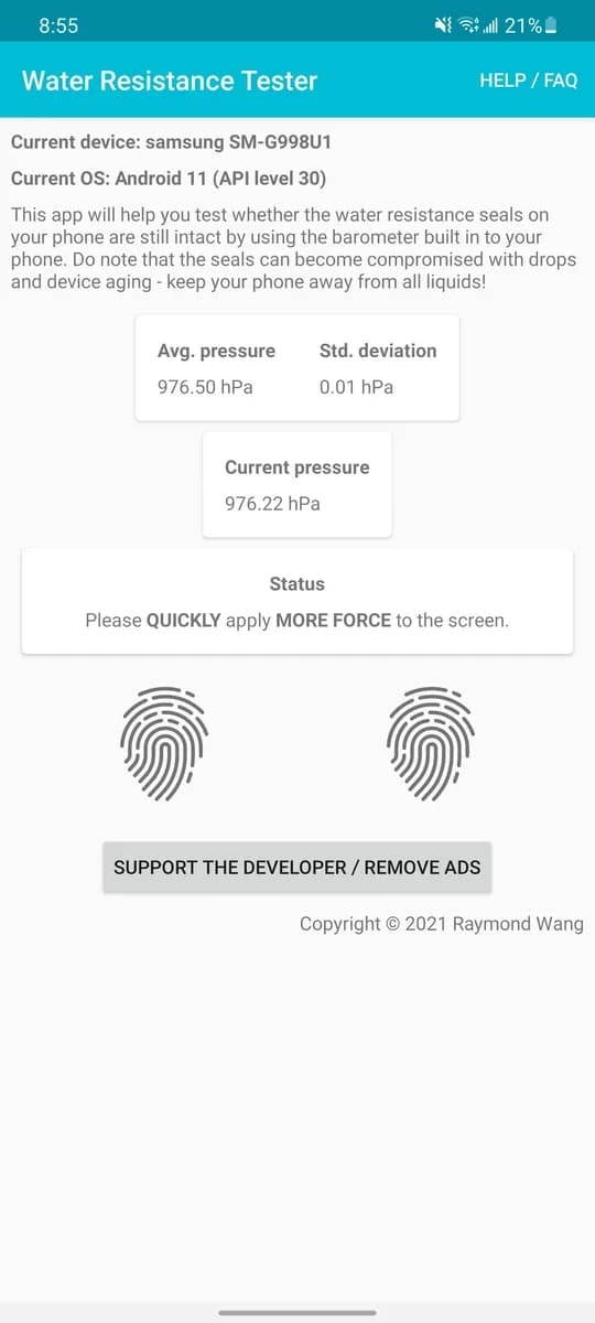 Water Resistance Tester screenshot 4