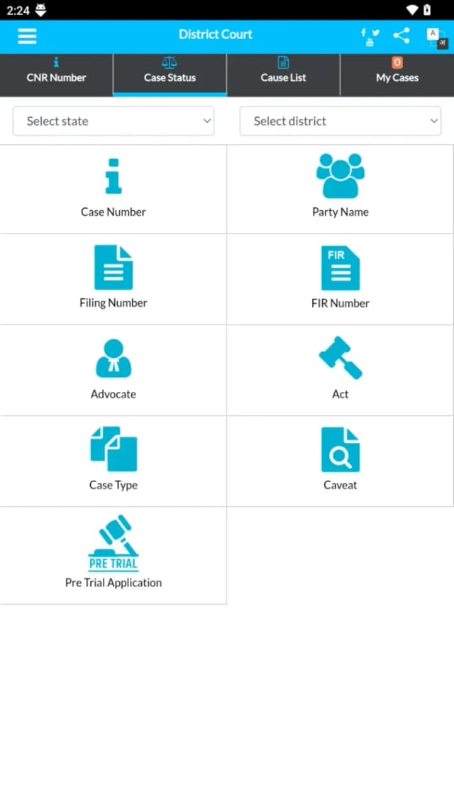 eCourts Services screenshot 2