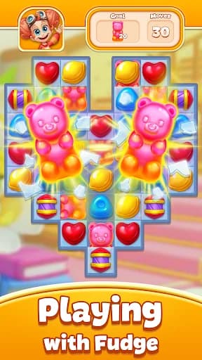Candy Pop Story : Match 3 screenshot 2