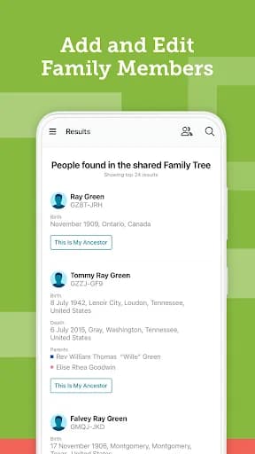 FamilySearch Tree screenshot 5