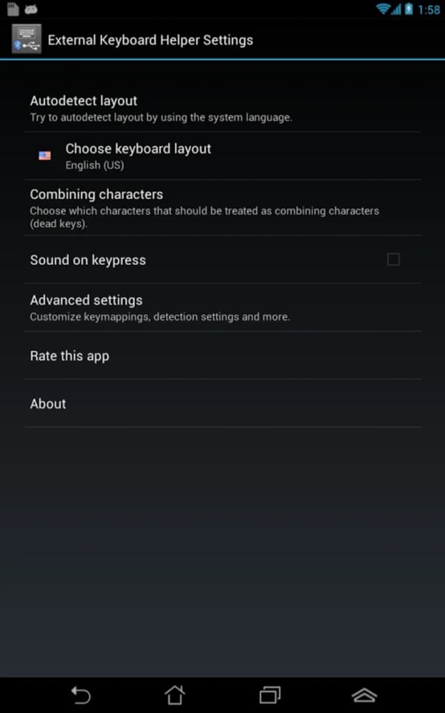 External Keyboard Helper Demo screenshot 2