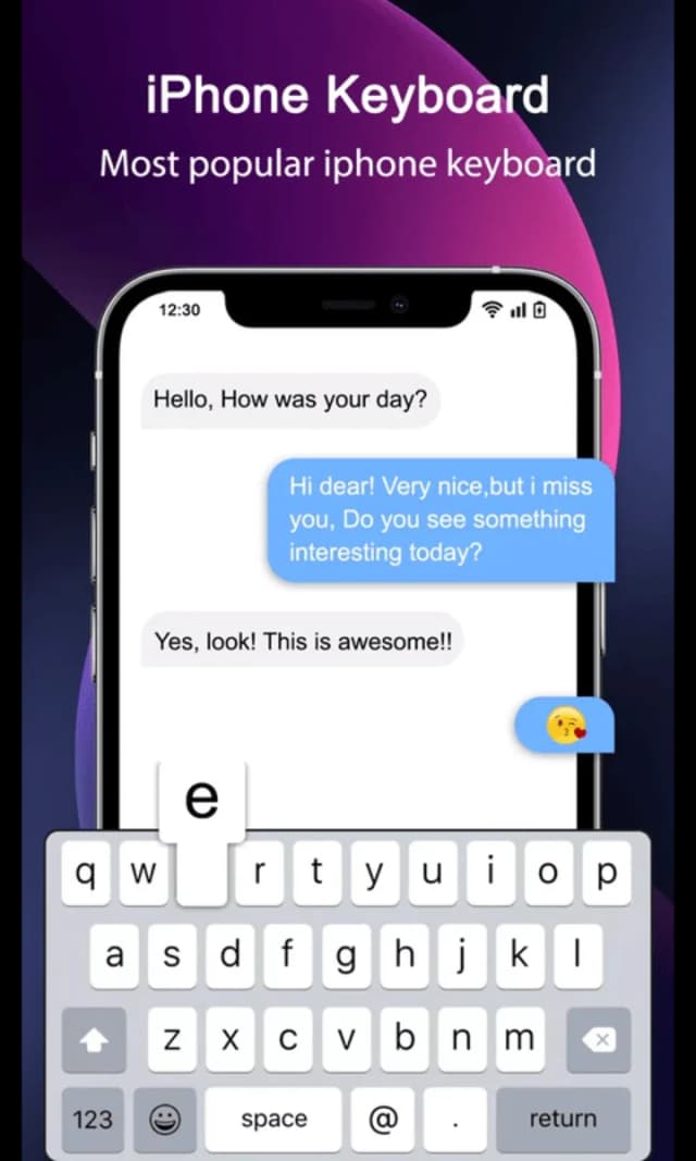 iPhone Keyboard - iOS 18 screenshot 4