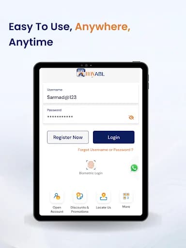 myABL screenshot 5