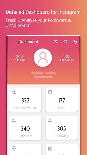 Followers - Unfollowers screenshot 1