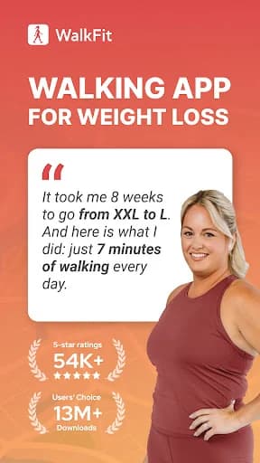 Weight Loss Walking: WalkFit screenshot 1